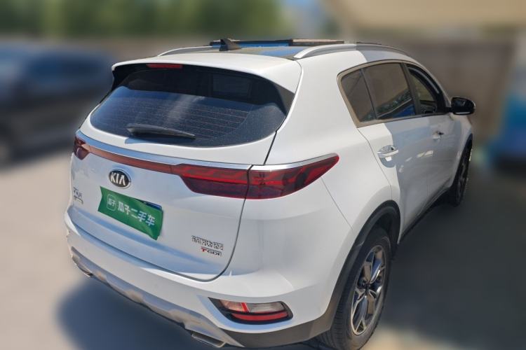 Used Kia KX5 2019 1.6T Automatic Two-Wheel Drive Luxury Edition Rear Right 45 Deg