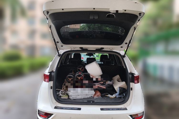 Used Kia KX5 2019 1.6T Automatic Two-Wheel Drive Luxury Edition Trunk
