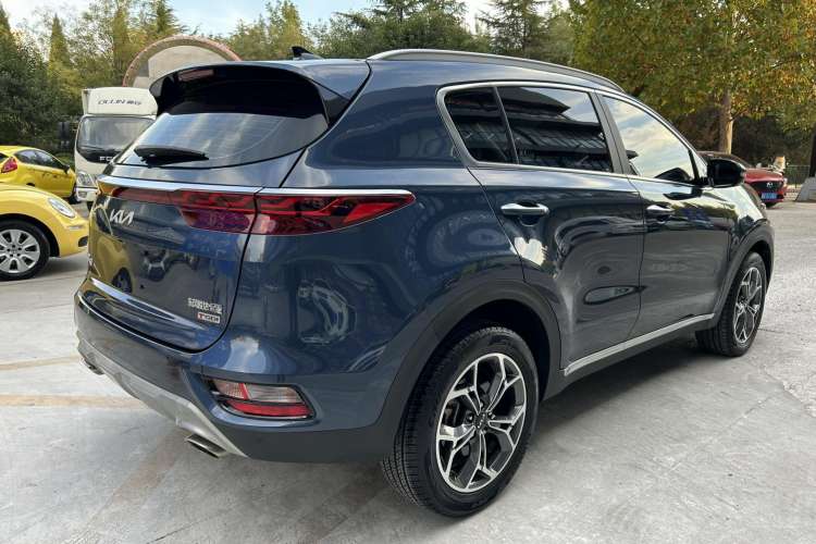 Used Kia KX5 2021 1.6T Automatic Two-Wheel Drive Luxury Edition Rear Right 45 Deg