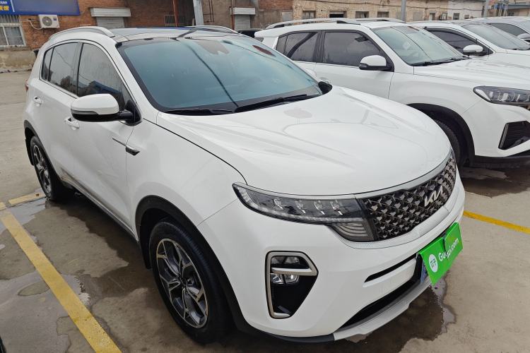 Used Kia KX5 2021 1.6T Automatic Two-Wheel Drive Luxury Edition Front Right 45 Deg