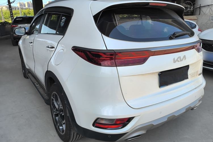 Used Kia KX5 2021 1.6T Automatic Two-Wheel Drive Luxury Edition Rear Left 45 Deg