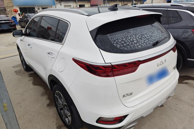 Used Kia KX5 2021 1.6T Automatic Two-Wheel Drive Luxury Edition Rear Left 45 Deg