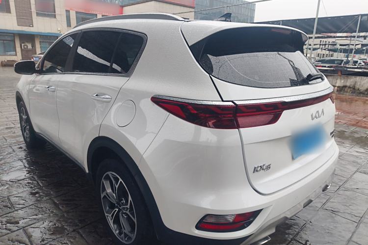 Used Kia KX5 2021 1.6T Automatic Two-Wheel Drive Luxury Edition Rear Left 45 Deg