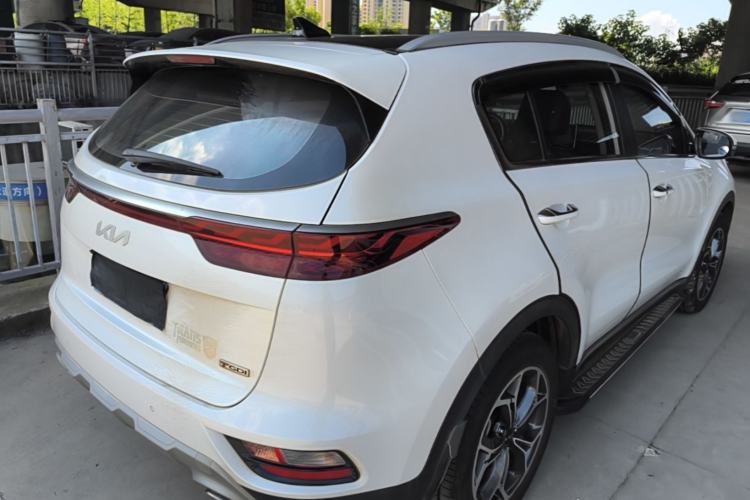 Used Kia KX5 2021 1.6T Automatic Two-Wheel Drive Luxury Edition Rear Right 45 Deg