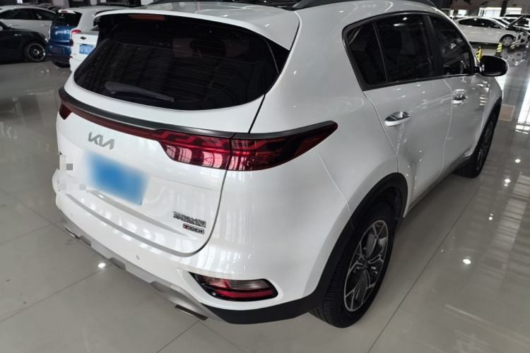 Used Kia KX5 2021 1.6T Automatic Two-Wheel Drive Luxury Edition Rear Right 45 Deg