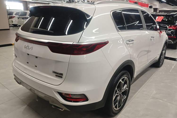 Used Kia KX5 2021 1.6T Automatic Two-Wheel Drive Luxury Edition Rear Right 45 Deg