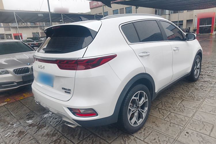Used Kia KX5 2021 1.6T Automatic Two-Wheel Drive Luxury Edition Rear Right 45 Deg
