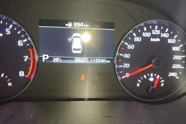 Used Kia KX7 2017 2.0T Automatic Two-Wheel Drive GLS 7-Seater Odometer Close Up