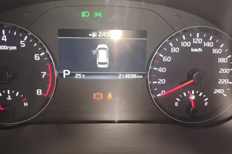 Used Kia KX7 2017 2.0T Automatic 4WD DLX 7-Seater Odometer Close Up