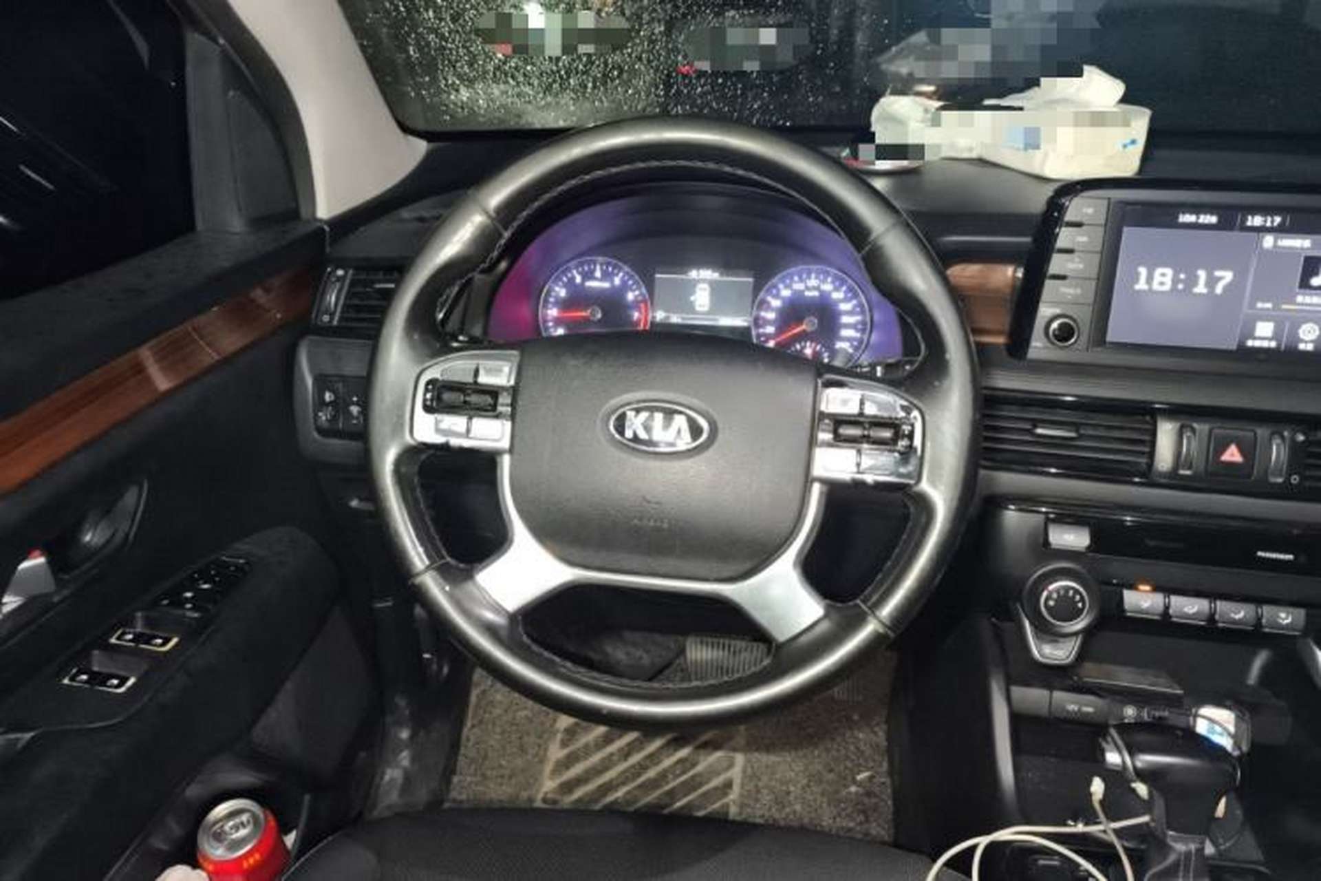 Used Kia KX7 2017 2.4L Automatic 2WD GLS 5-Seater Steering Wheel