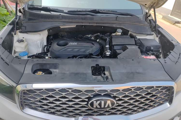 Used Kia KX7 2017 2.0T Automatic Two-Wheel Drive GLS 7-Seater Engine Bay