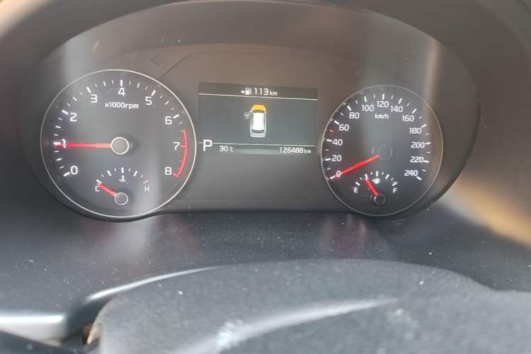 Used Kia KX7 2017 2.0T Automatic Two-Wheel Drive GLS 7-Seater Odometer Close Up