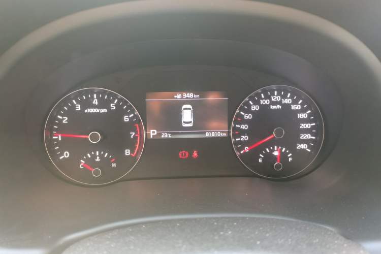Used Kia KX7 2017 2.0T Automatic Two-Wheel Drive GLS 7-Seater Odometer Close Up