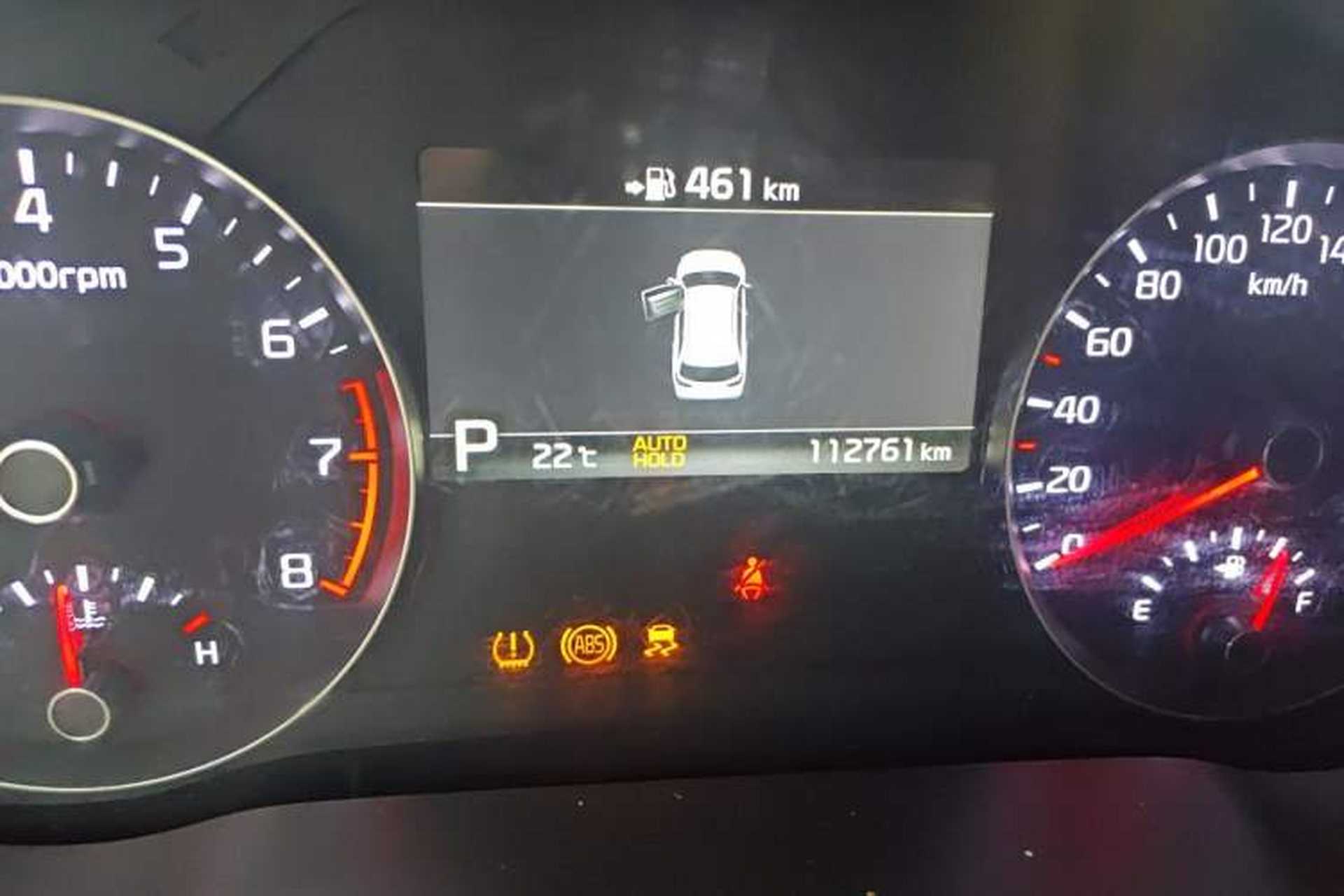 Used Kia KX7 2017 2.0T Automatic Two-Wheel Drive GLS 7-Seater Odometer Close Up