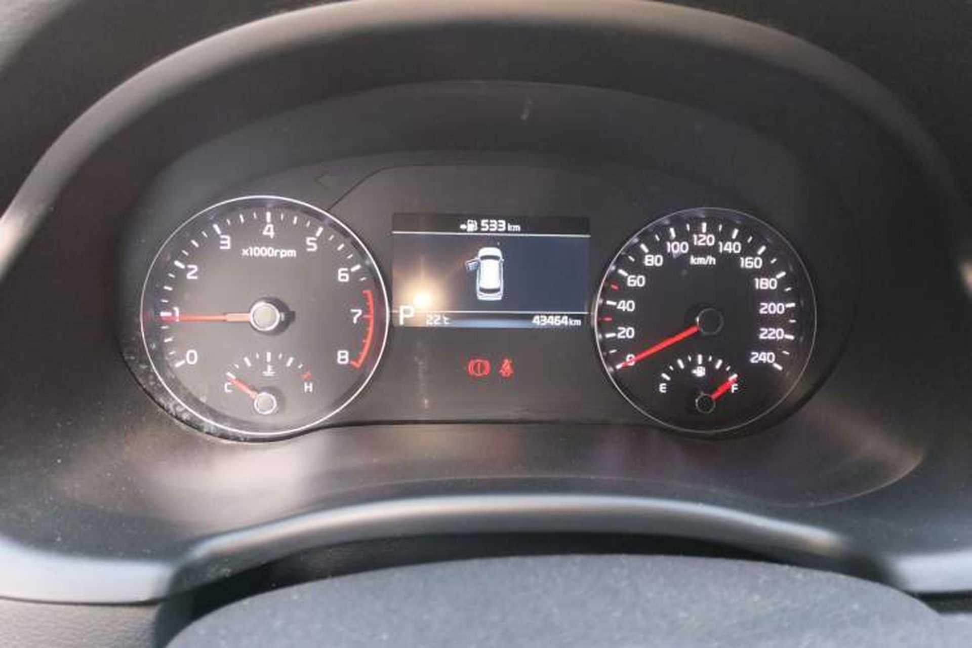 Used Kia KX7 2020 2.0T Automatic Two-Wheel Drive GLS 7-Seater Odometer Close Up