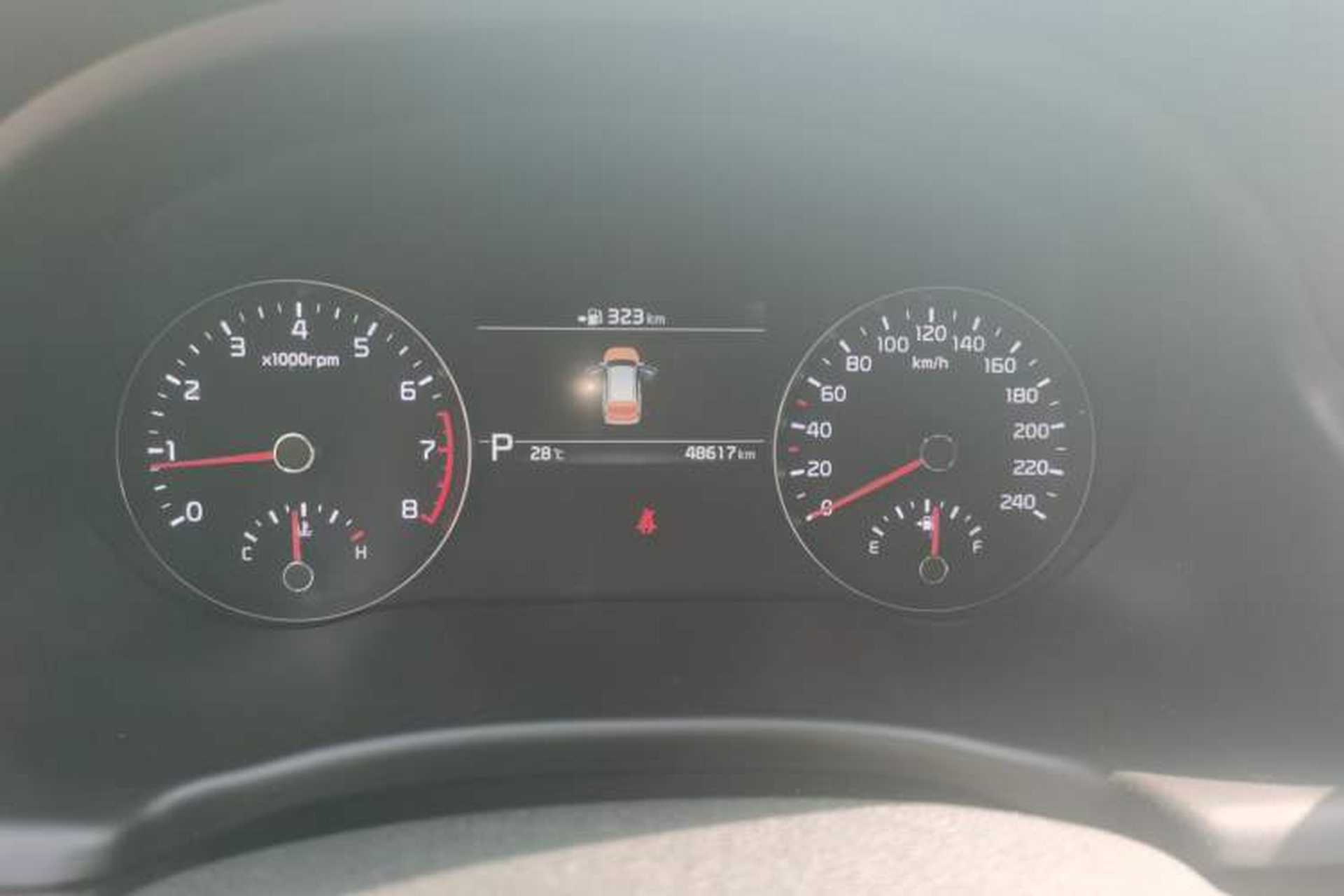 Used Kia KX7 2020 2.0T Automatic Two-Wheel Drive GLS 7-Seater Odometer Close Up