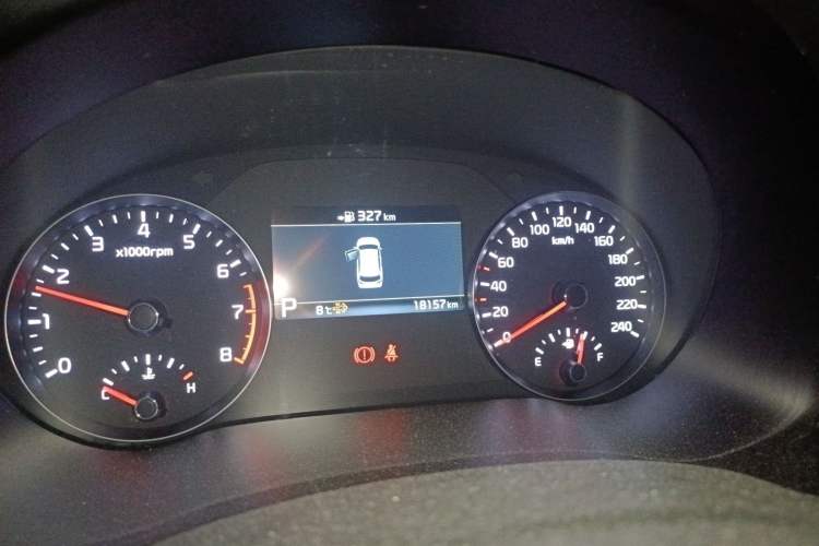 Used Kia KX7 2020 2.0T Automatic Two-Wheel Drive GLS 7-Seater Odometer Close Up