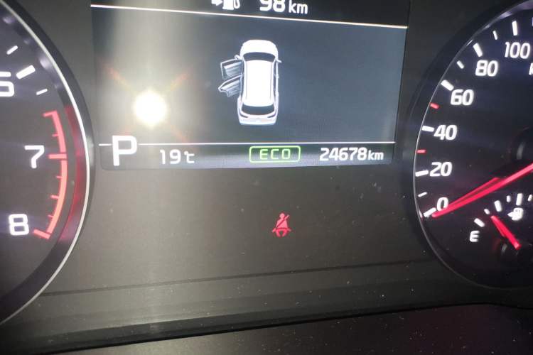 Used Kia KX7 2020 2.0T Automatic Two-Wheel Drive GLS 7-Seater Odometer Close Up