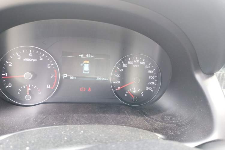 Used Kia KX7 2020 2.0T Automatic Two-Wheel Drive GLS 7-Seater Odometer Close Up