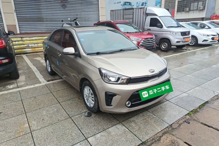 Used Kia Pegas 2017 1.4L Automatic Value Edition Front Right 45 Deg