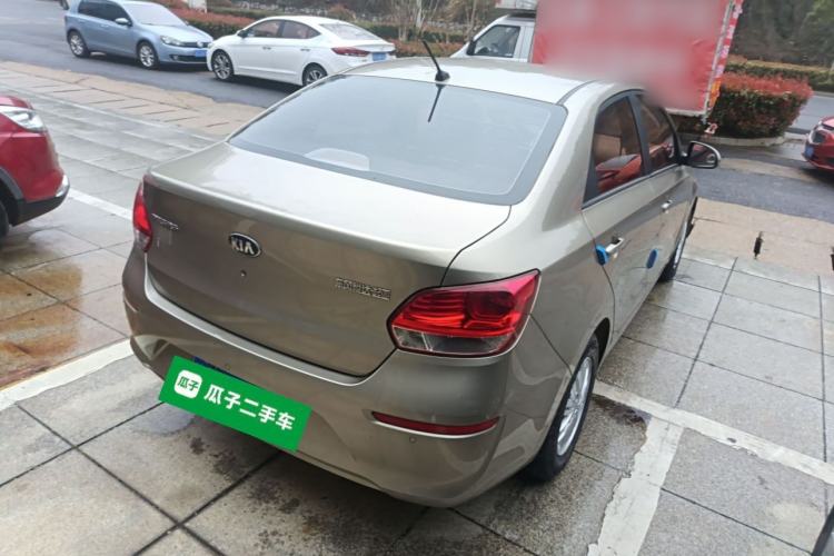 Used Kia Pegas 2017 1.4L Automatic Value Edition Rear Right 45 Deg