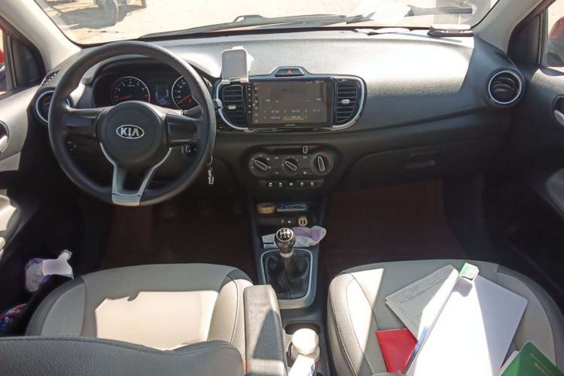 Used Kia Pegas 2017 1.4L Manual Value Edition Center Console
