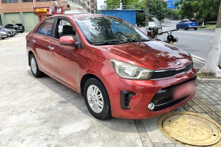 Used Kia Pegas 2017 1.4L Automatic Deluxe Edition Front Right 45 Deg
