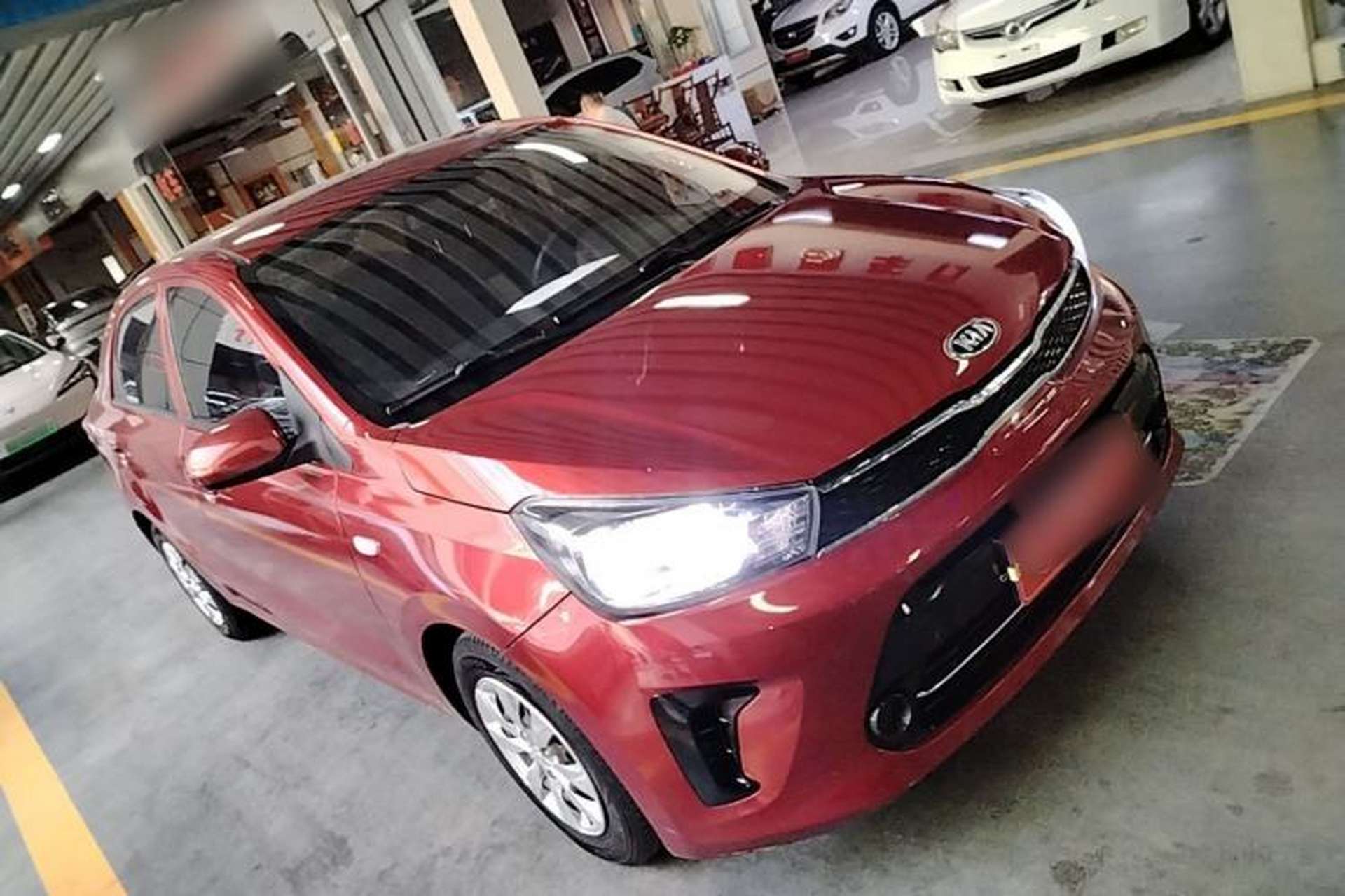 Used Kia Pegas 2017 1.4L Manual Fashion Edition Smart Front Right 45 Deg