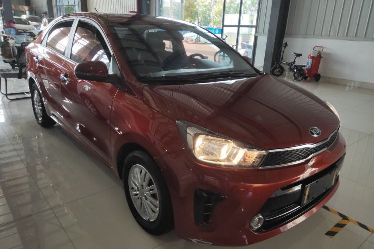 Used Kia Pegas 2017 1.4L Automatic Deluxe Edition Front Right 45 Deg