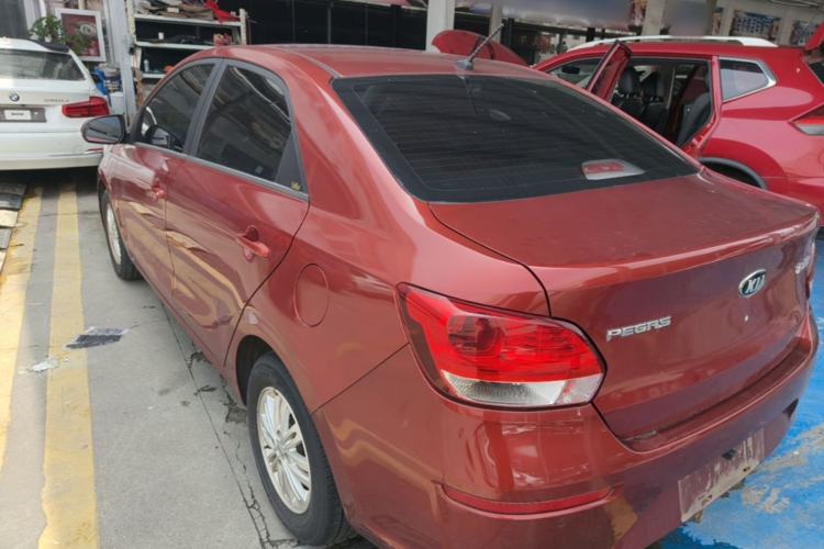 Used Kia Pegas 2017 1.4L Manual Value Edition Rear Left 45 Deg