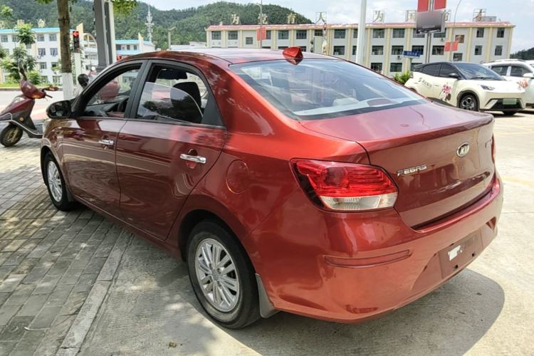 Used Kia Pegas 2017 1.4L Automatic Deluxe Edition Rear Left 45 Deg
