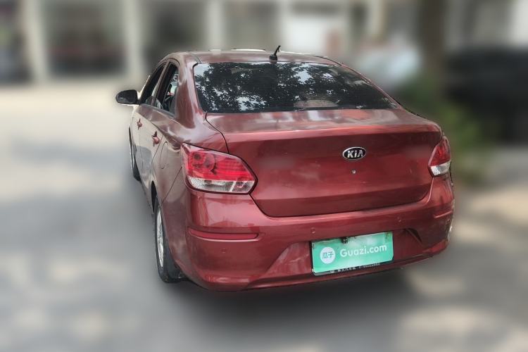Used Kia Pegas 2017 1.4L Manual Fashion Edition Smart Rear Left 45 Deg