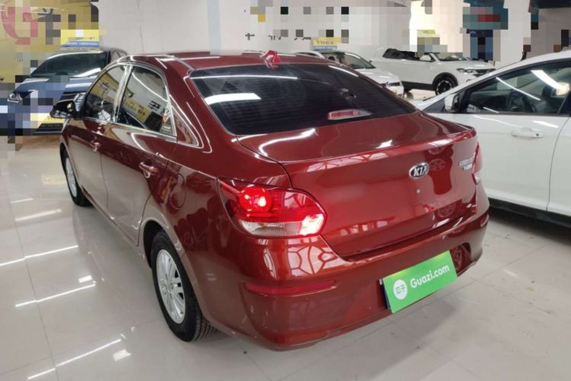 Used Kia Pegas 2017 1.4L Automatic Value Edition Rear Left 45 Deg