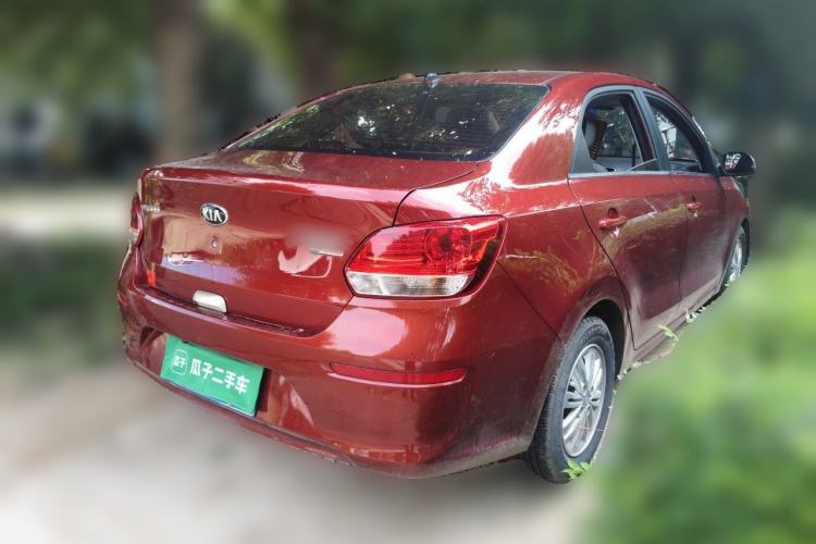 Used Kia Pegas 2017 1.4L Manual Value Edition Rear Right 45 Deg