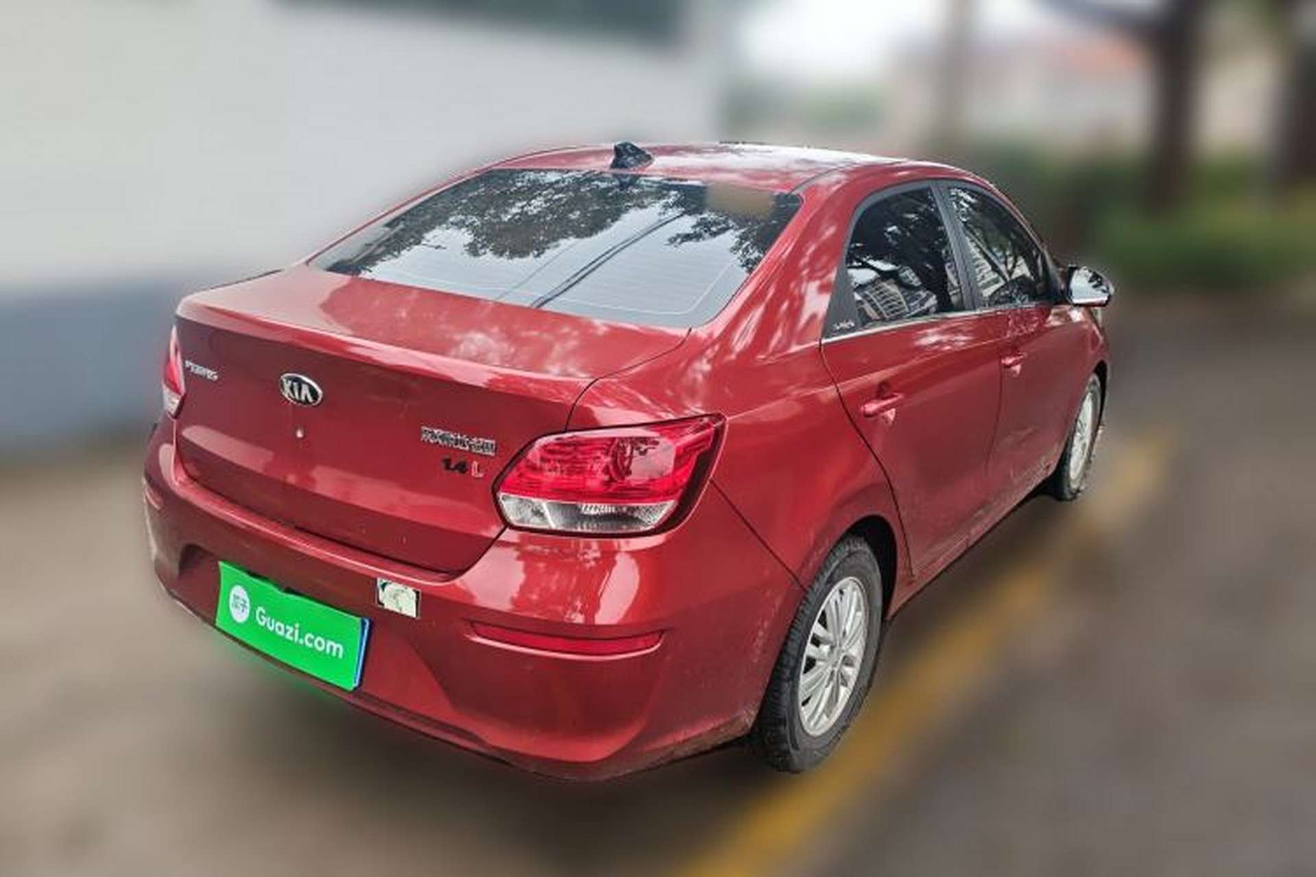 Used Kia Pegas 2017 1.4L Manual Value Edition Rear Right 45 Deg