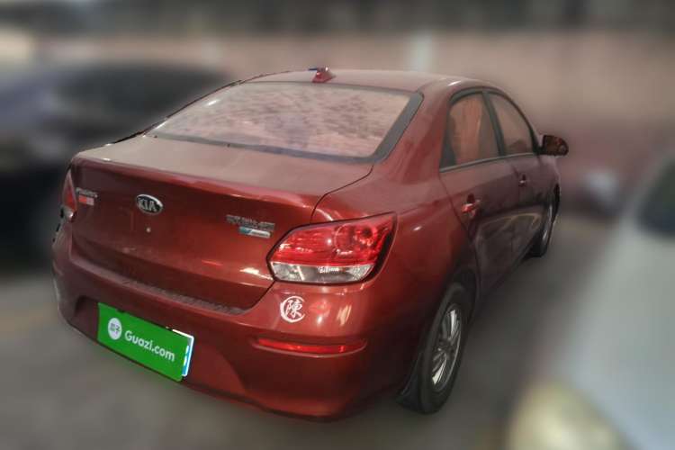Used Kia Pegas 2017 1.4L Automatic Value Edition Rear Right 45 Deg
