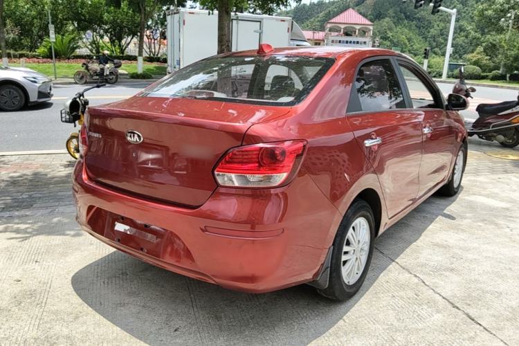 Used Kia Pegas 2017 1.4L Automatic Deluxe Edition Rear Right 45 Deg