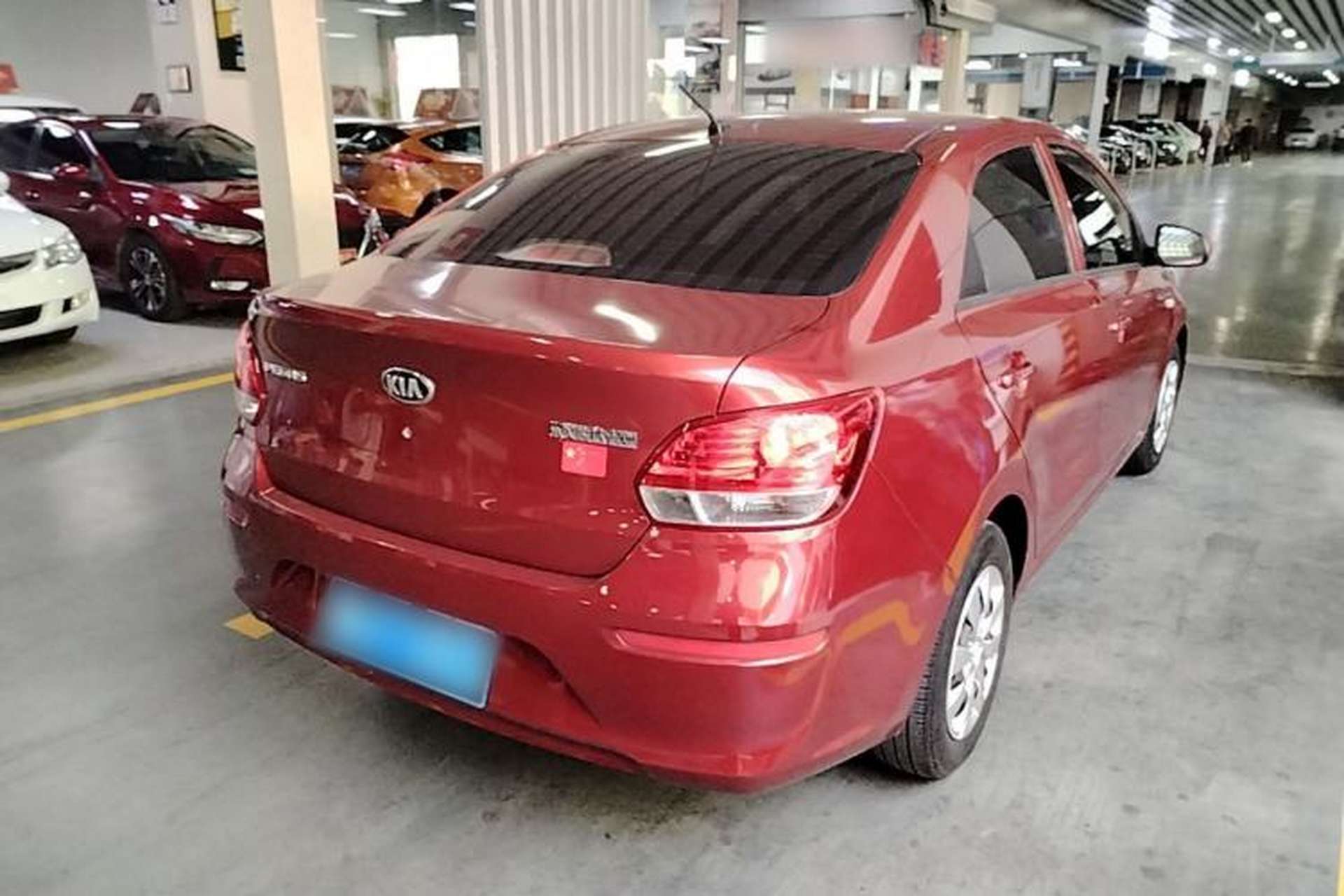 Used Kia Pegas 2017 1.4L Manual Fashion Edition Smart Rear Right 45 Deg