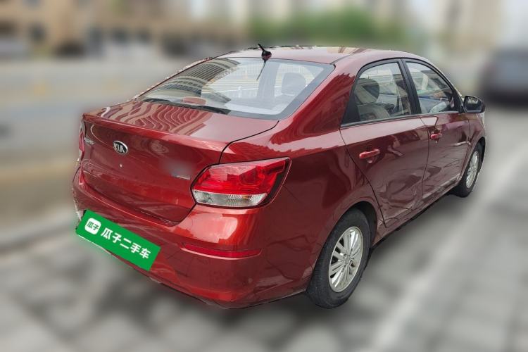 Used Kia Pegas 2017 1.4L Automatic Value Edition Rear Right 45 Deg
