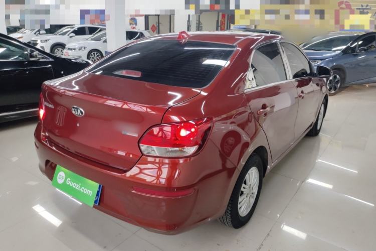 Used Kia Pegas 2017 1.4L Automatic Value Edition Rear Right 45 Deg