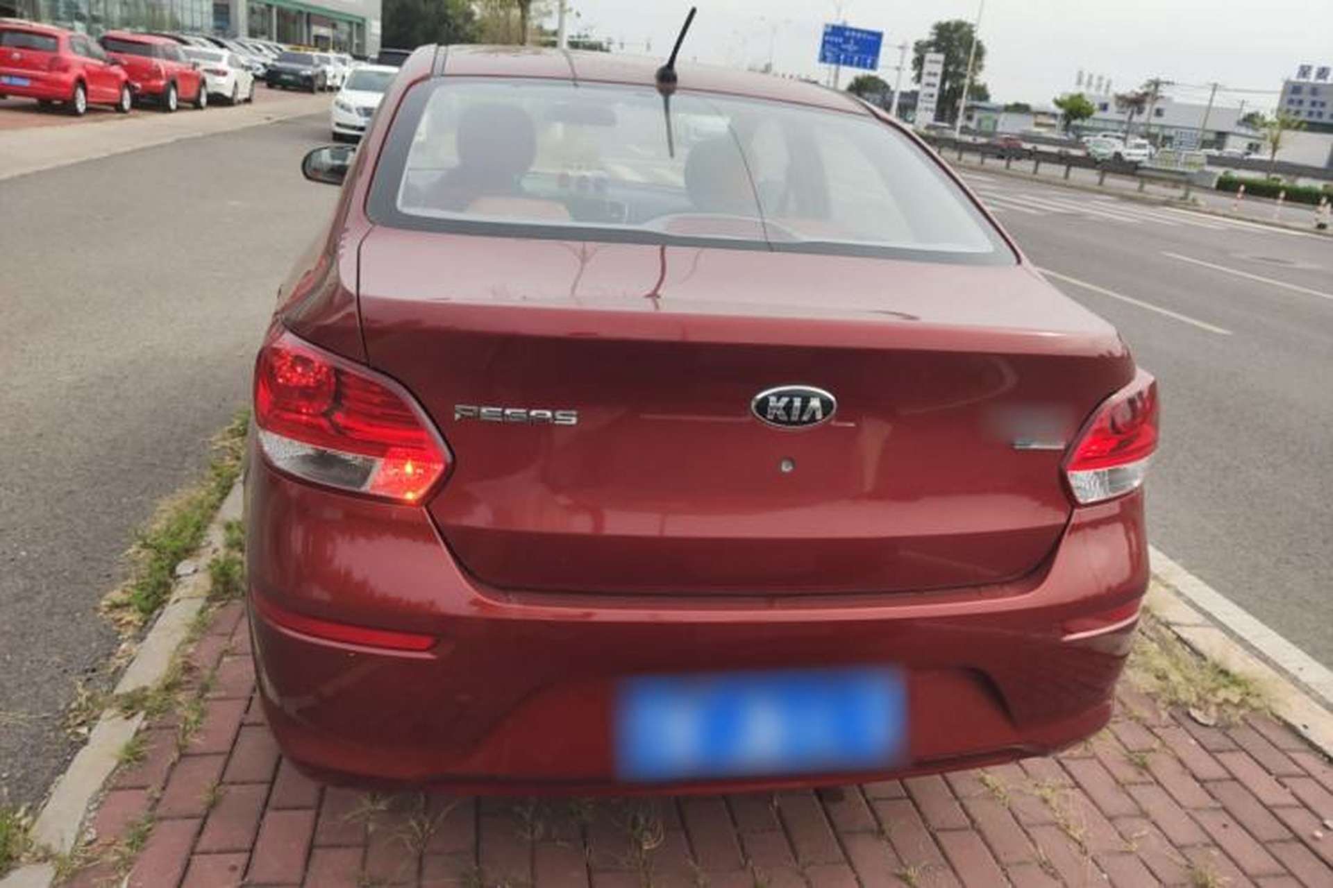 Used Kia Pegas 2017 1.4L Manual Fashion Edition Smart Rear