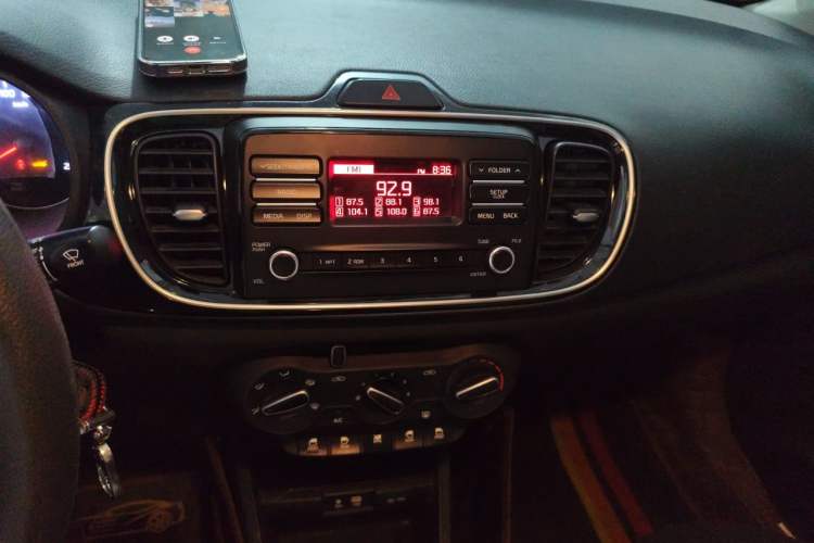 Used Kia Pegas 2017 1.4L Manual Value Edition Audio And AC Panel