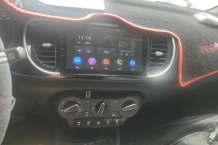 Used Kia Pegas 2017 1.4L Automatic Value Edition Audio And AC Panel