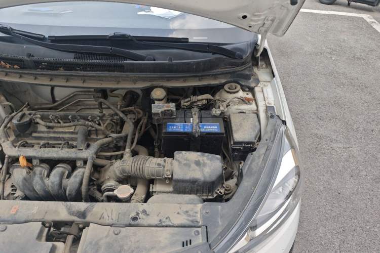 Used Kia Pegas 2017 1.4L Manual Value Edition Engine Bay Left