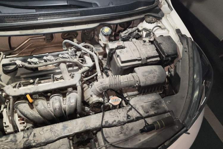 Used Kia Pegas 2017 1.4L Manual Value Edition Engine Bay Left