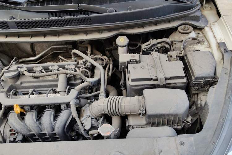 Used Kia Pegas 2017 1.4L Manual Value Edition Engine Bay Left