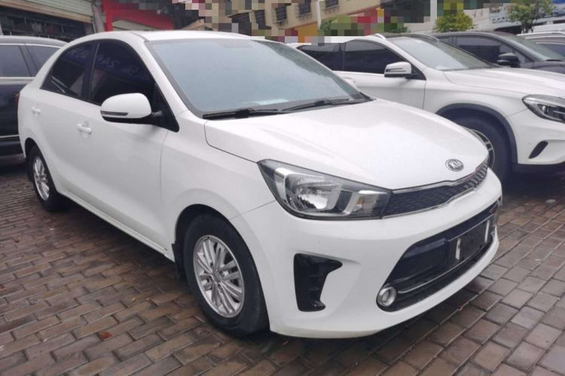 Used Kia Pegas 2017 1.4L Automatic Value Edition Front Right 45 Deg