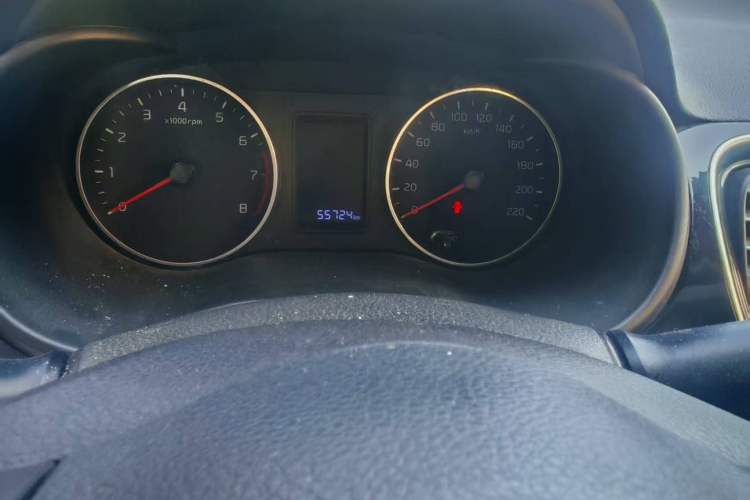 Used Kia Pegas 2017 1.4L Manual Fashion Edition Smart Odometer Close Up