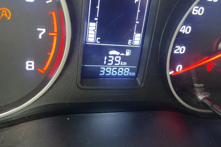Used Kia Pegas 2017 1.4L Manual Fashion Edition Smart Odometer Close Up