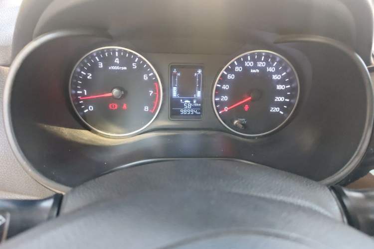 Used Kia Pegas 2017 1.4L Manual Fashion Edition Smart Odometer Close Up